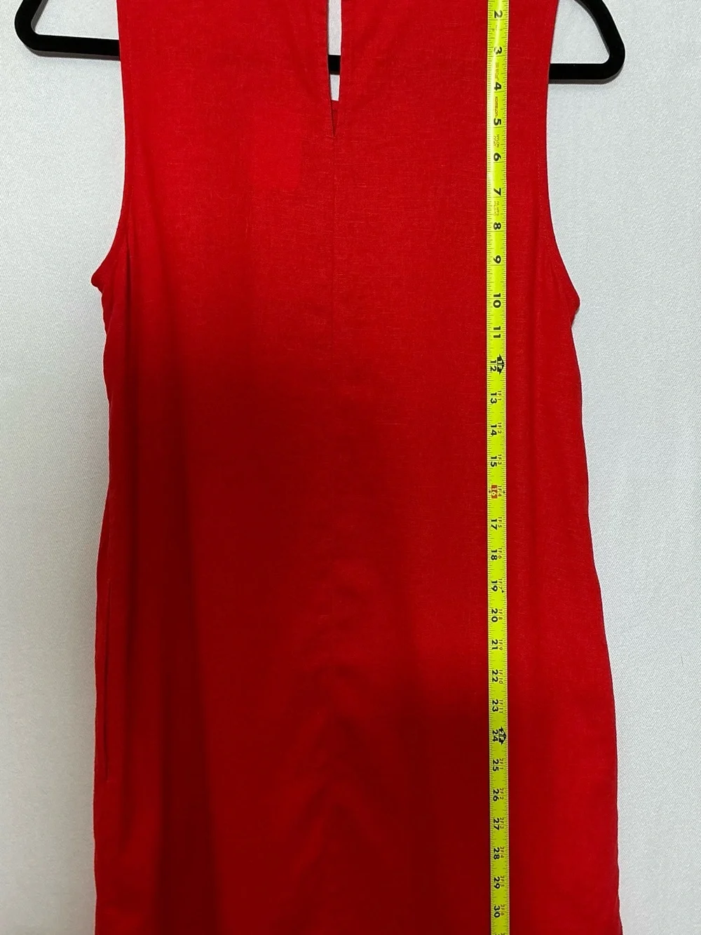 J. Crew Red Sleeveless Scoop-Neck Mini Dress